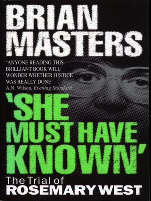 cover image of She Must Have Known
